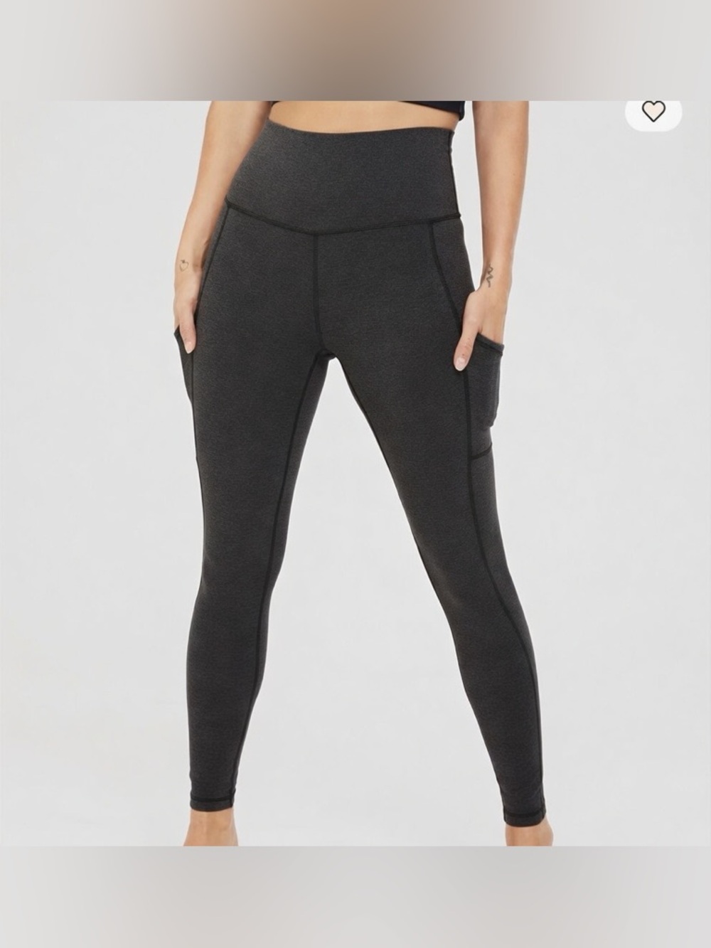 Aerie High-Waist Pocket Leggings - Charcoal